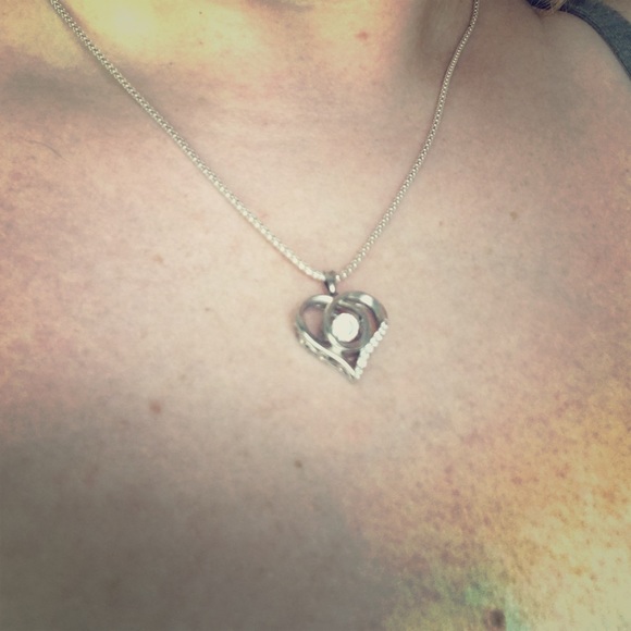 Heart with cubic sterling silver - Picture 1 of 1