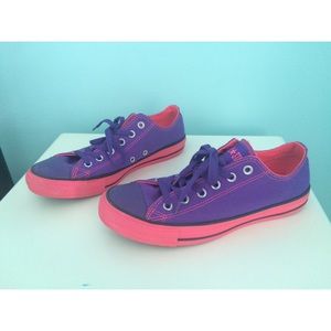 Purple & Pink Converse All Star