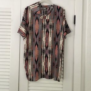 Tucker 100% Silk Ikat Dress