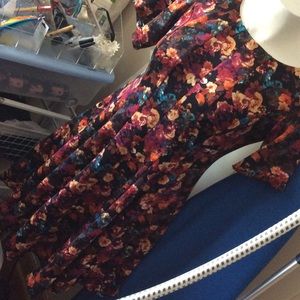 Scuba floral print dress