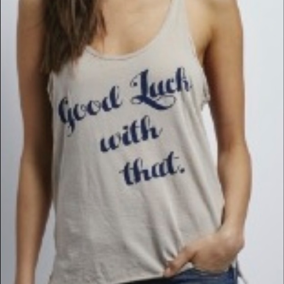 "Goodluck" tank