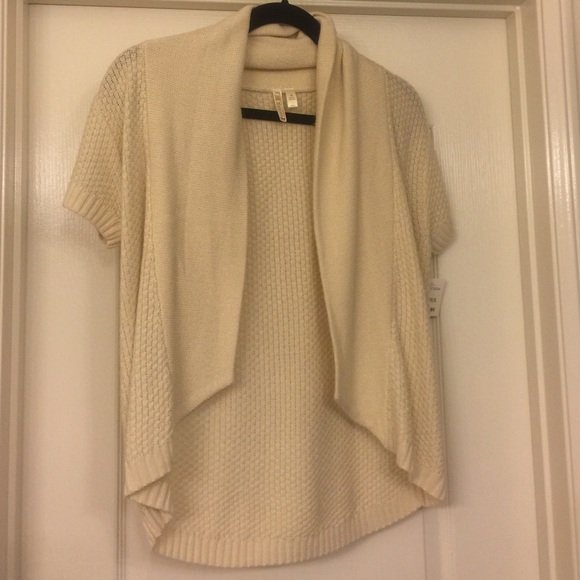 Knitted tan over piece