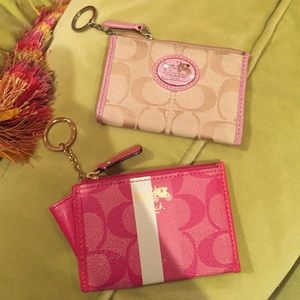 Coach coin purses