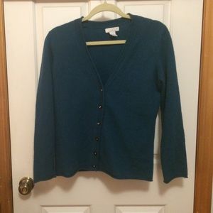 Turquoise cardigan