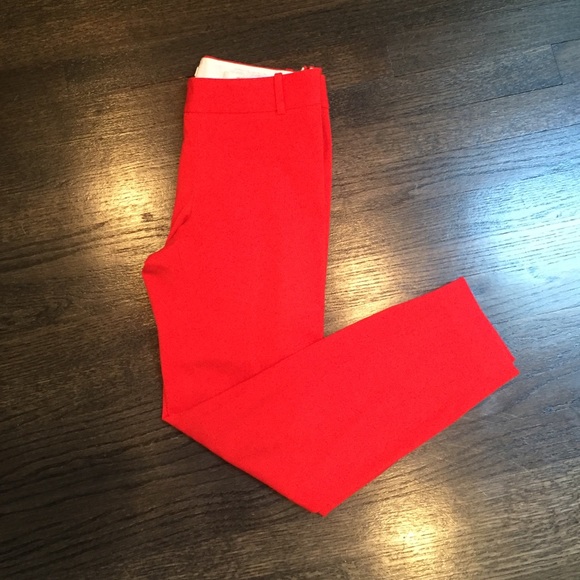 J.Crew red Minnie pants size 2