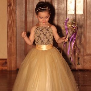 Custom Flower Girl Bundle! Bodice, Wand, &Headband