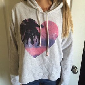 Victoria secret grey sweatshirt size XL