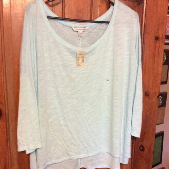 American Eagle 3/4 sleeves oversized tee NWT