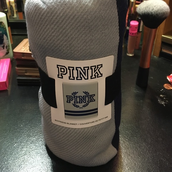 Pink boyfriend blanket