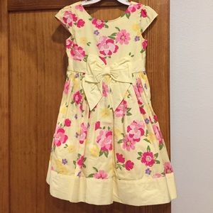 Gymboree yellow floral dress