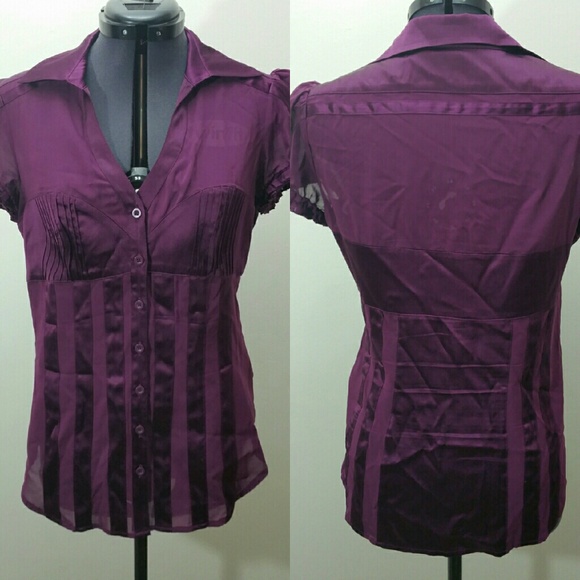 Purple bebe blouse M