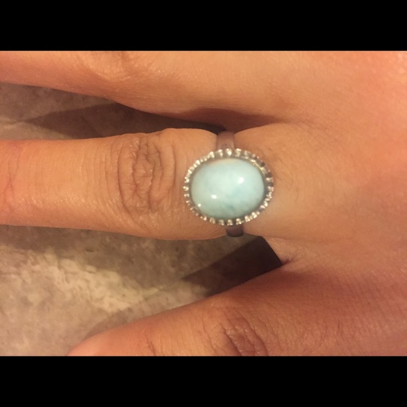 Silver Ring with turquesse stone
