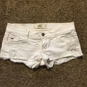 White Hollister Shorts