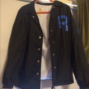 Reebok Classic black windbreaker jacket