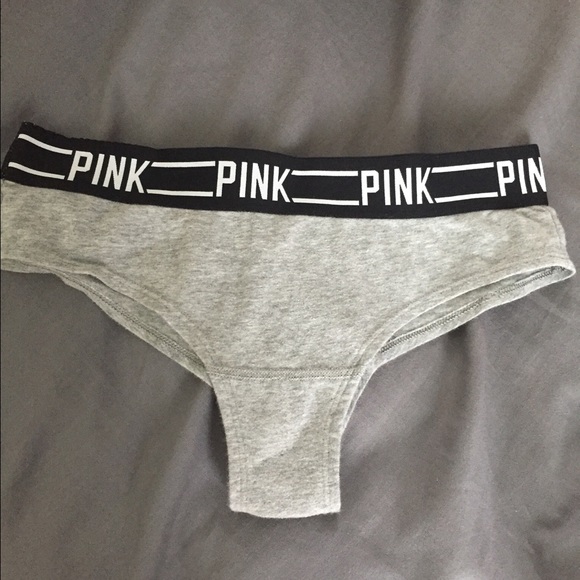 pink logo thong
