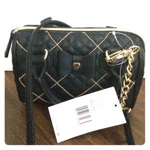 Sale! NWT! Betsey Johnson black purse.