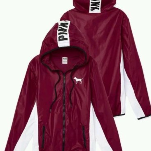 PINK Maroon Anorak