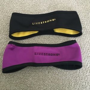 LiveStrong Nike Therma Fit Headbands