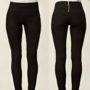 elastic Casual Women Zipper Pencil Pants