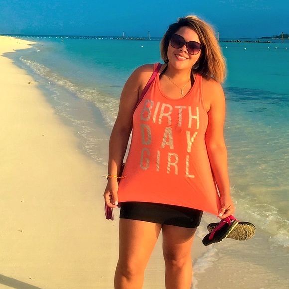 BIRTHDAY GIRL tank shirt