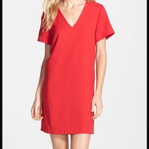 Felicity and Coco Red Shift Crepe Dress