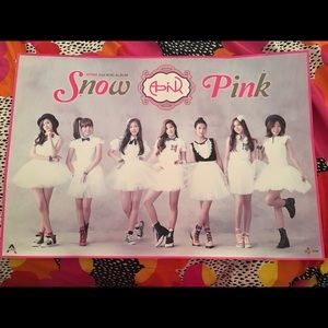 KPOP APINK SNOW PINK POSTER