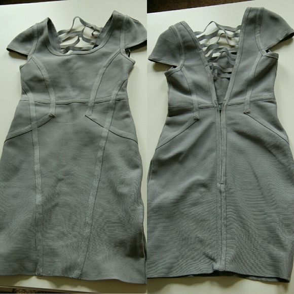 Gray Structured dress