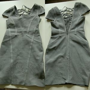 Gray Structured dress