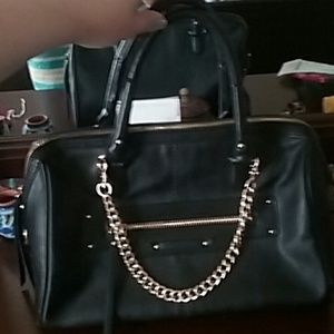 ALDO black faux leather handbag