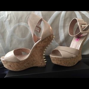Betsey Johnson Spike Wedges