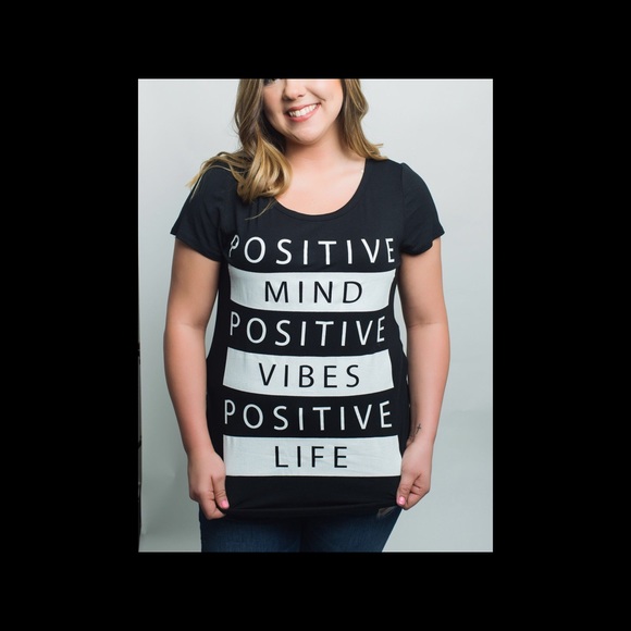 Plus Size Positive Tee - Picture 1 of 2