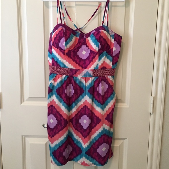 Ikat Aztec Dress