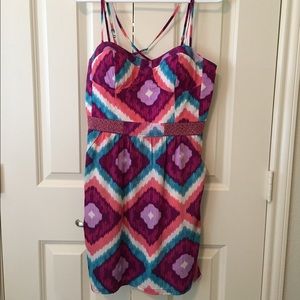 Ikat Aztec Dress