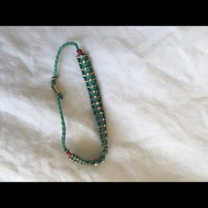 Jcrew crystal braided string bracelets