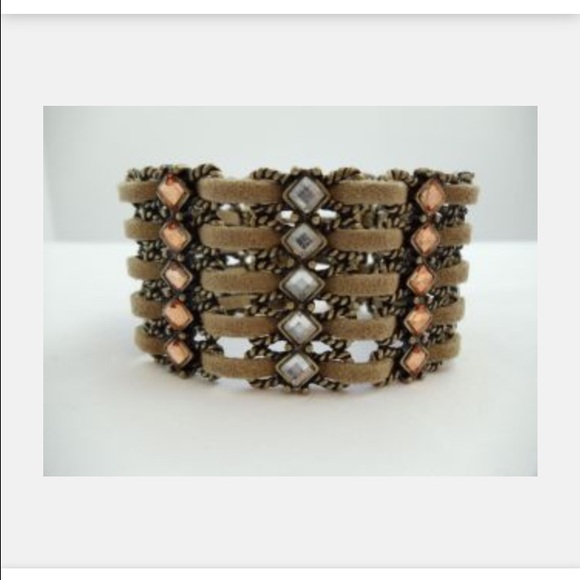 Lia Sophia - Kiam,  Matte Gold Suede Bracelet