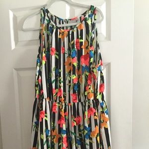 Floral eShakti Jumpsuit with Matching Belt