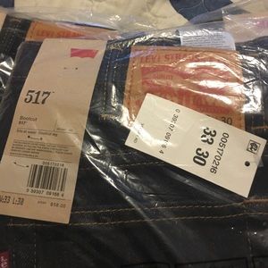 Men's Levi Jeans. Style 517 bootcut