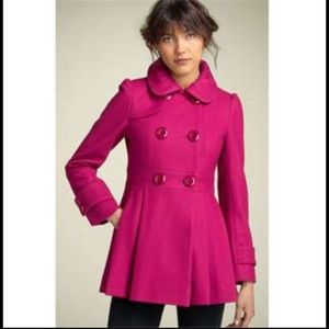 Guess Hot Pink Pea Coat