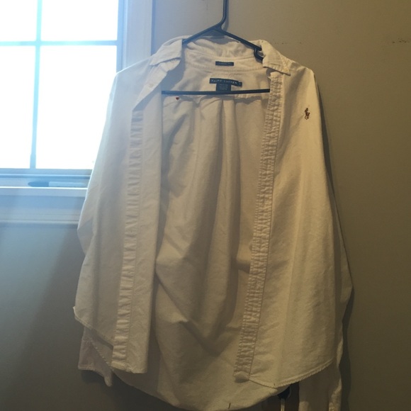 Classic fit size 6 Ralph Lauren polo white