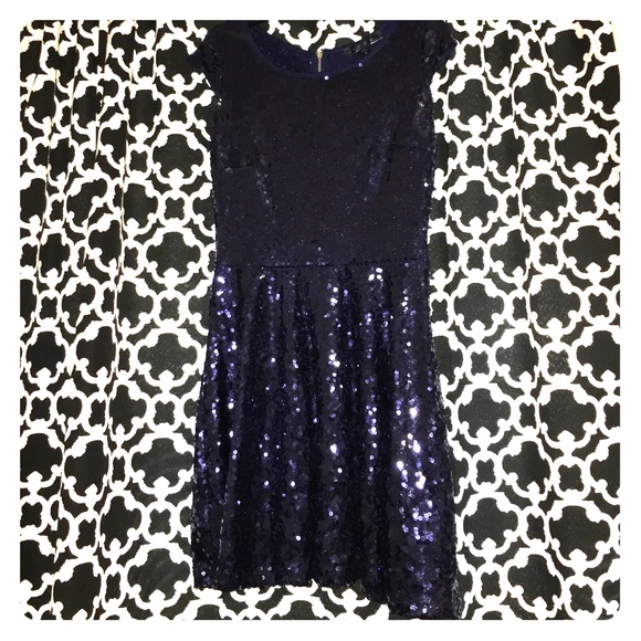 Navy Sequined Dazzler