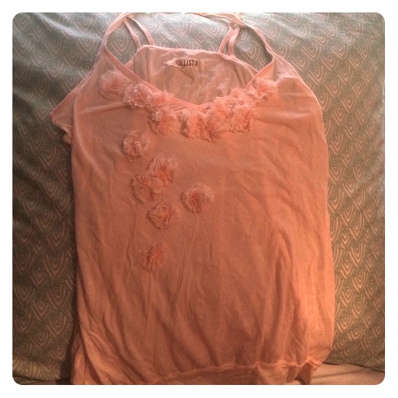 Hollister blush pink strappy tank - Picture 1 of 4