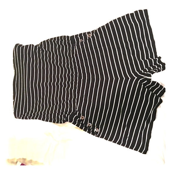 Striped romper