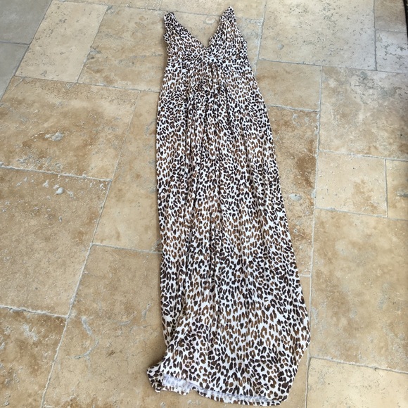 Leopard Stretch Maxi Dress