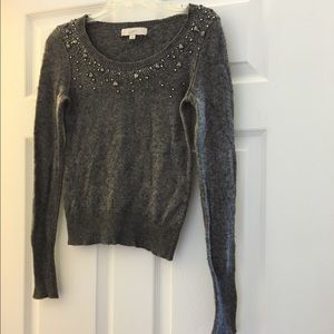 Ann Taylor Jeweled Sweater Size XS