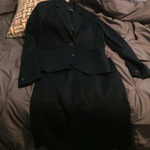 JCrew skirt suit in navy blue size 4