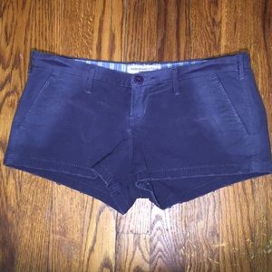 Abercrombie & Fitch navy blue shorts!