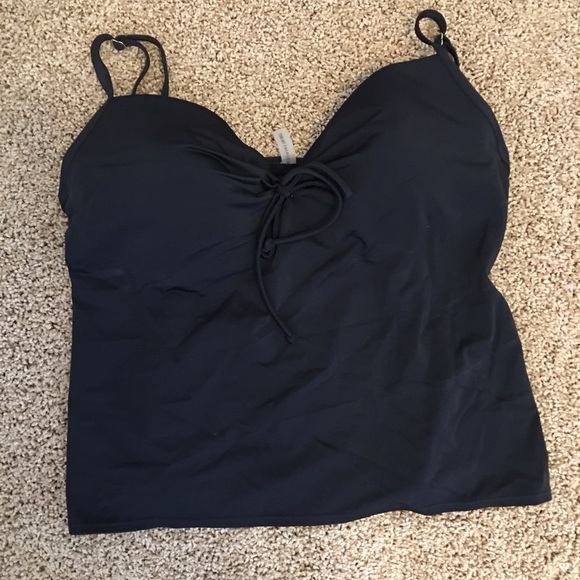Victoria's Secret Black Swim Top 38C Underwire