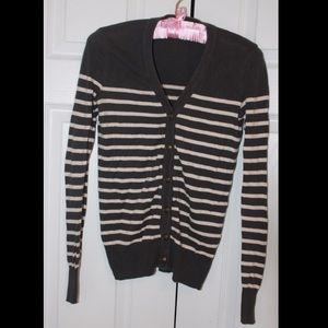 Striped cardigan