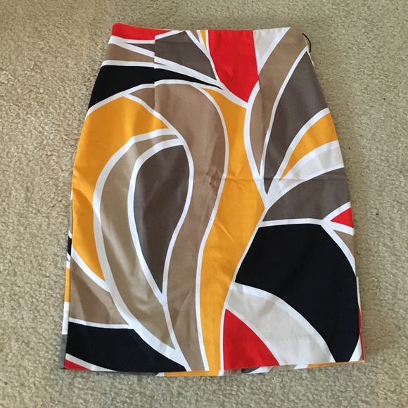 jcpenney Skirts Bold Print Pencil Skirt Poshmark