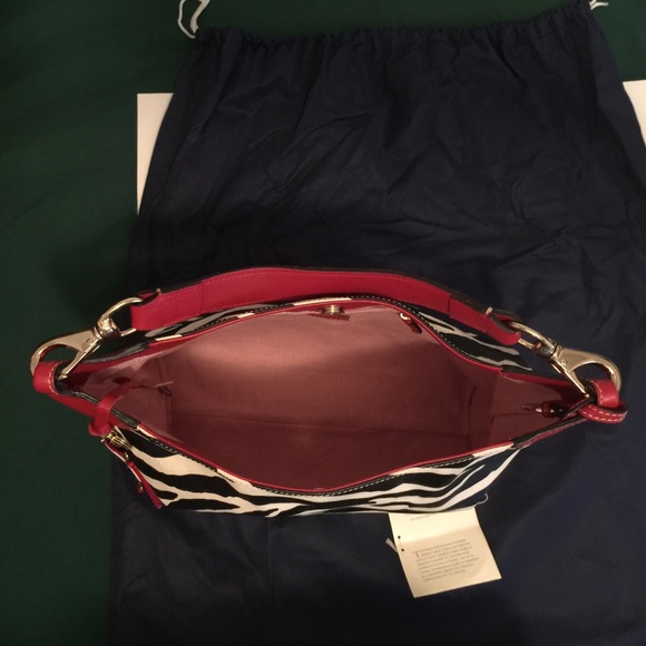 Dooney & Bourke Zebra Hobo Bag - Picture 3 of 5